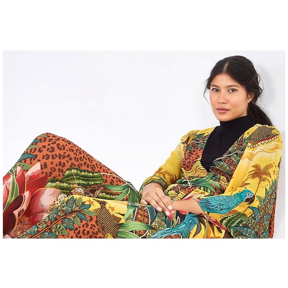 FARM Rio Tropical Dreams Maxi Dress Size Large NWT - Picture 2 of 10